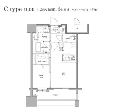 エンクレスト博多STYLEの物件間取画像